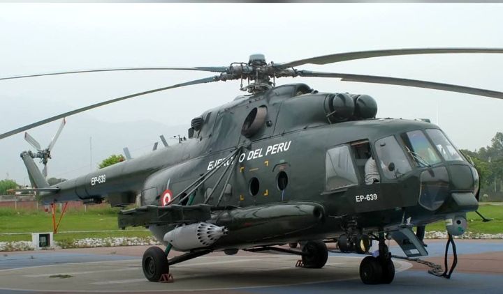 سقوط بالگرد نظامی Mi-17 در پرو با ۱۵ کشته