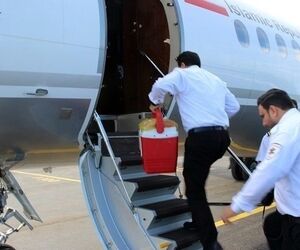 عملیات انتقال یک عدد قلب جوان ۲۰ ساله توسط هلیکوپتر اورژانس 