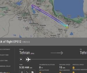 بازگشت پرواز تهران به استانبول آسمان به مبدا