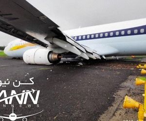 بویینگ 800-737 هواپیمایی Spicejet از باند خارج شد