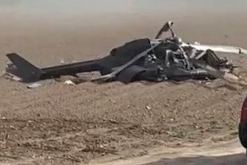 سقوط بالگرد نظامی آمریکا و کشته شدن ۳ نیروی گارد مرزی