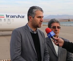 نخستین پرواز از فرودگاه سهند انجام شد