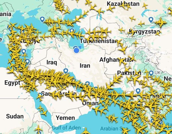 بسته شدن گسترده حریم هوایی 