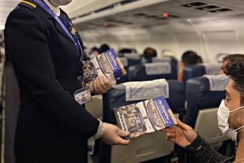 توزیع ماهنامه شبکه صنعت هوانوردی در پروازهای نوروزی هواپیمایی کاسپین (بخش اول)