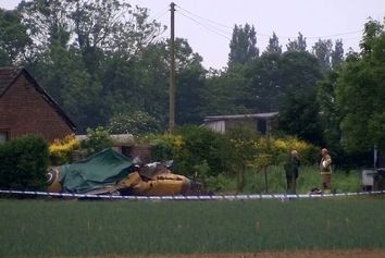 مرگ خلبان نیروی هوایی انگلیس در پی حادثه هوایی