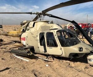 سقوط بالگرد ارتش عراق
