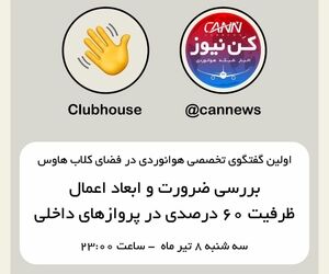 با موضوع بررسی ضرورت و ابعاد اعمال ظرفیت ۶۰ درصدی در پروازهای داخلی