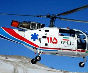 ماموریت اورژانس هوایی در انتقال مادر بیمار از آوج