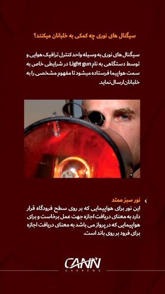 سیگنال‌های نوری چه کمکی به خلبان میکنند؟