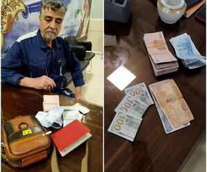 کارگر پاکدست فرودگاه، کیف پول ۷۲ میلیون‌تومانی را به صاحبش رساند