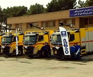 تحویل خودرو‌های آتش نشانی ساخت داخل، به فرودگاه‌ها