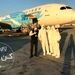 پرسنل خدمات زمینی ایران ایر در خط مقدم ویروس کرونا با پرواز چایناساترن
