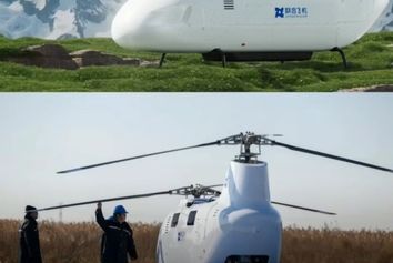 نخستین پرواز موفق هلیکوپتر پهپادی سنگین چین برای عملیات در شرایط سخت