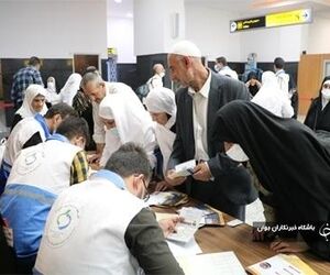 استقرار تیم سنجش سلامت حجاج در فرودگاه شیراز