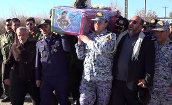 تشییع پیکر
 شهید سرتیپ خلبان فیروزمند در پایگاه نوژه همدان