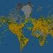 چرا بعضی از هواپیماها در نرم افزار flightradar24 آبی رنگ هستند؟