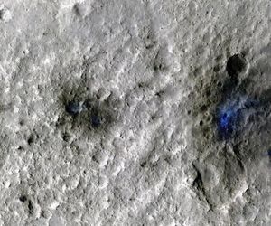 برخورد شهاب‌سنگ‌هایی به اندازه توپ بسکتبال با مریخ