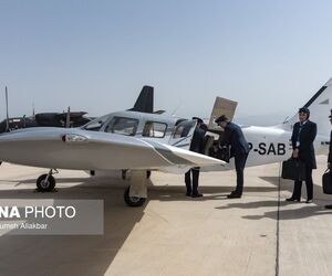 نخستین تاکسی هوایی کشور فعالیت رسمی خود را در مسیر کرج - قزوین آغاز کرد