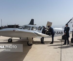 نخستین تاکسی هوایی کشور فعالیت رسمی خود را در مسیر کرج - قزوین آغاز کرد