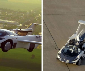 اولین پرواز مسافربری خودروی پرنده در جهان + فیلم