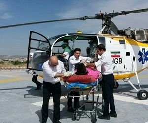 اورژانس هوایی آذربایجان‌غربی در رتبه نخست کشوری