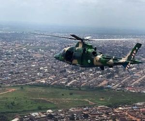 سقوط بالگرد ارتش نیجریه