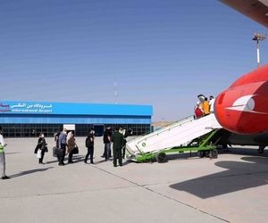 خط پروازی کرج-کیش در فرودگاه پیام برقرار شد