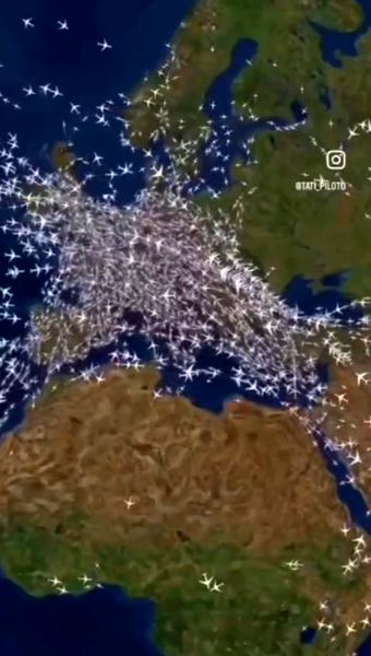 پروازهای اروپا رکورد زد