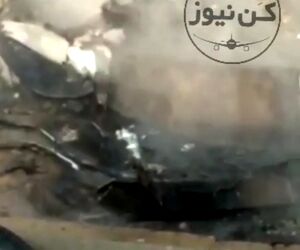 سه فوتی در سانحه سقوط هواپیمای جنگی در تبریز