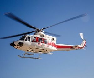 عملیات بالگرد اورژانس برای نجات دختر ۱۵ ساله