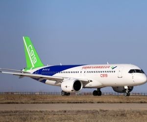 نخستین هواپیمای مسافربری بزرگ ساخت چین رکورد زد