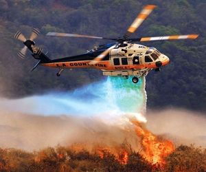سقوط بالگرد آتش‌نشانی در ازمیر ترکیه