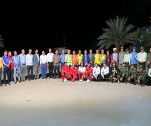 مانور کامل طرح اضطراری فرودگاه شهدای طبس برگزار شد 