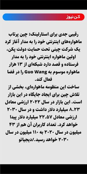 رقیبی جدی برای استارلینک؛ چین پرتاب ماهواره‌های اینترنتی خود را به مدار آغاز کرد