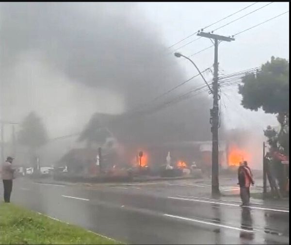 سقوط هواپیمای سبک در برزیل