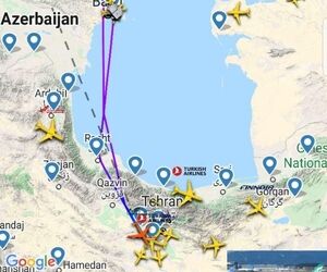 بازگشت پرواز تهران-مسکو به مبدا 