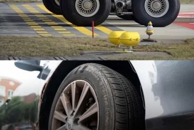 چرا لاستیک‌های هواپیما با لاستیک خودرو فرق دارند؟