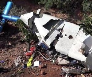 یک کشته و چهار زخمی در سقوط بالگرد در شهری در شرق چین
