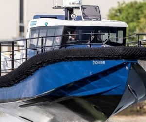 رونمایی از اولین قایق پرنده الکتریک جهان 