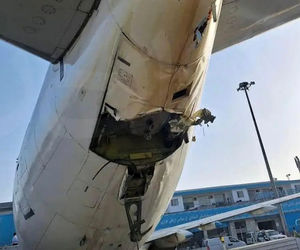 بروز حادثه برای هواپیمای شرکت آریانا افغان در فرودگاه خوست +فیلم