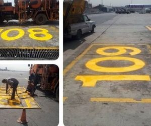 خط کشی سطوح پروازی در فرودگاه مهرآباد بدون ایجاد وقفه در پروازها