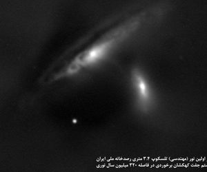 تلسکوپ ۳.۴ متری ایران بالاخره چشم بر آسمان گشود