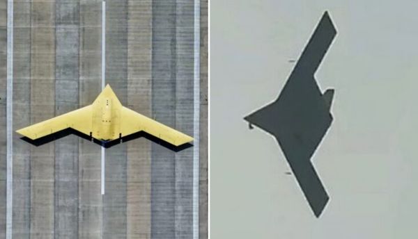 بمب‌افکن بدون سرنشین پرواز کرد