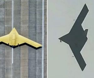 بمب‌افکن بدون سرنشین پرواز کرد