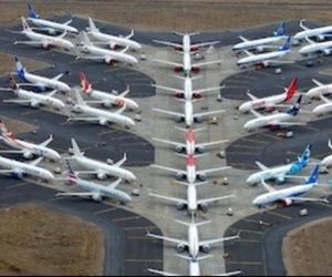 یک سوم هواپیماهای جهان زمین‌گیر هستند