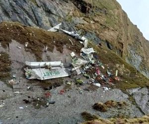 اولین تصویر منتشر شده از محل سانحه تارا ایرویز در نپال که روز گذشته سقوط کرد
