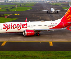 تابلوی ورود ممنوع فرودگاه دبی مقابل مسافران اسپایس جت