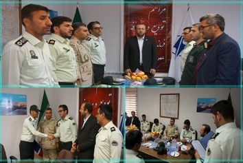 فرمانده جدید پلیس فرودگاه پارس آبادمغان منصوب شد