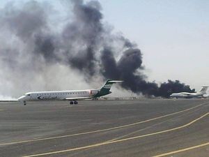 خسارت ۵۰۰ میلیون دلاری فرودگاه صنعا/ تمامی پروازها به تعلیق درآمدند