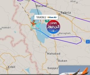 بویینگ ۷۳۷ کام ایر افغانستان که ظهر امروز در پرواز مشهد به کابل اجازه فرود در فرودگاه کابل را نیافت